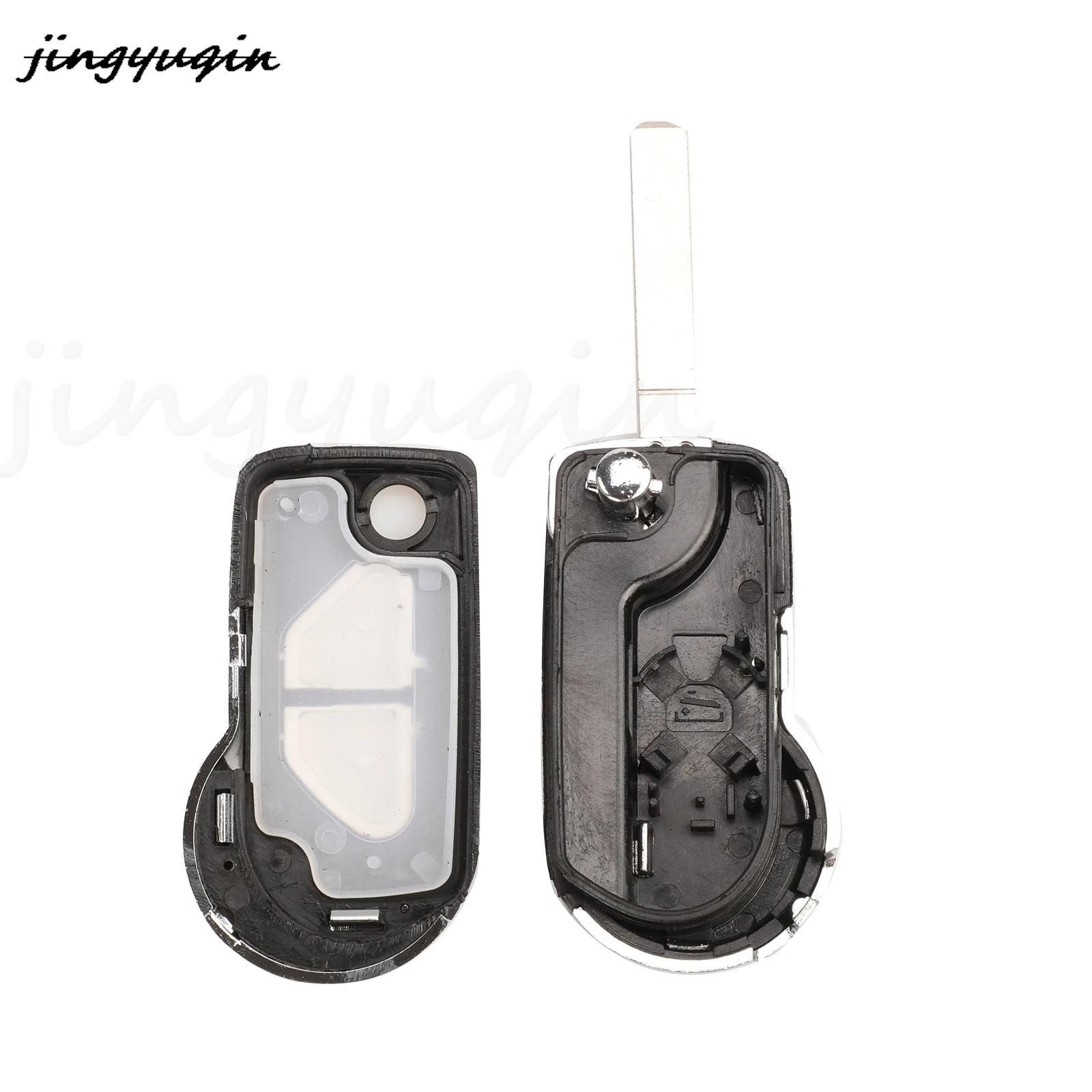 jingyuqin 2/3 Buttons Flip Folding Remote Car Key Shell Case Fob For Citroen DS3 With Uncut VA2 Blade Housing Cover