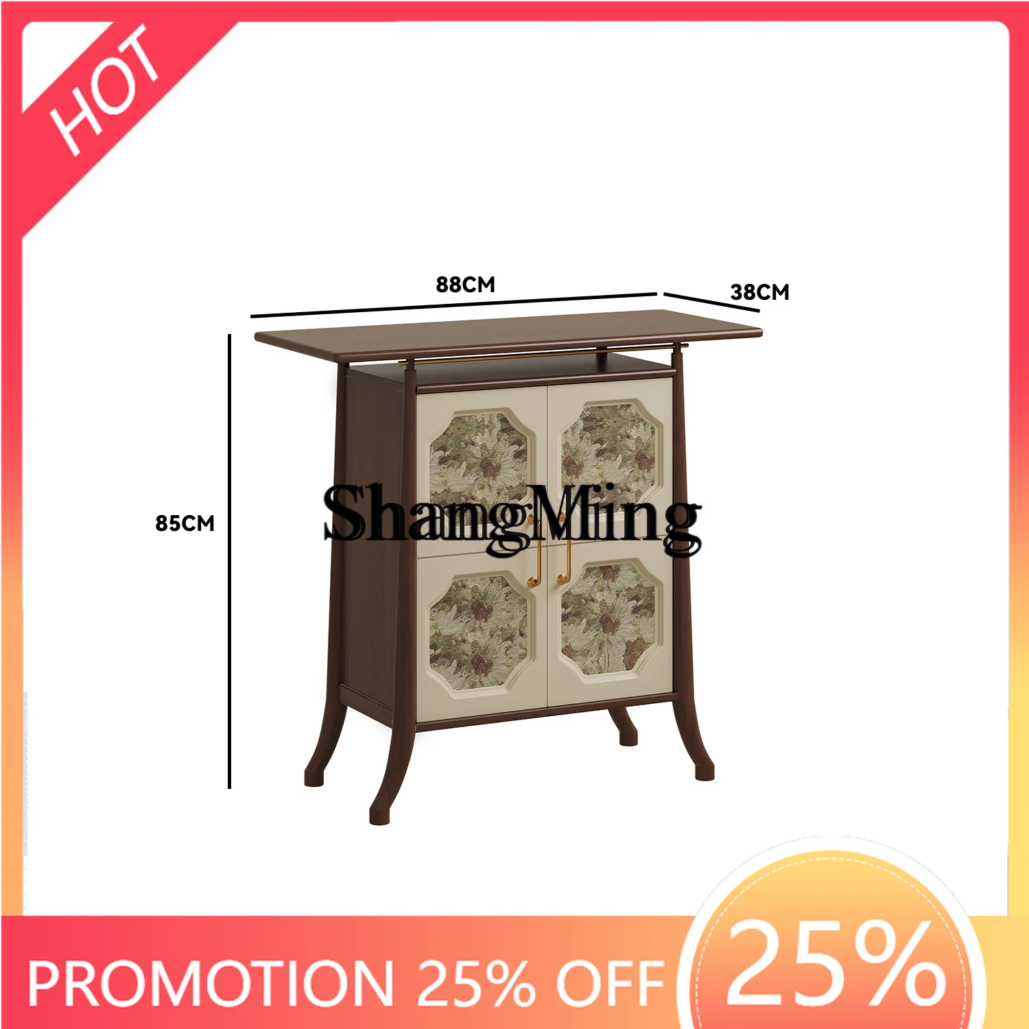 

ZYY log style Song Dynasty aesthetic printing entrance entrance entrance door chest texture storage cabinet