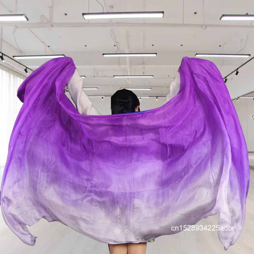 Belly Dance 100% Silk Performance Solid Color Lightweight Veil Shawl Women's Scarf Clothing Accessories Belly Dance Veil
