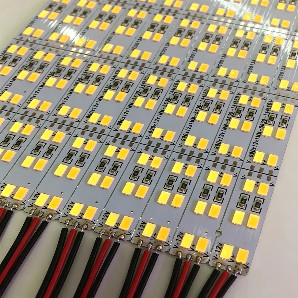 Super Bright DC12V 24V LED Hard Strip Rigid Bar Light 144LEDs 3000k 4000k 6000k CCT 10000K For Jewelry Shop Cabinet 25cm 50cm