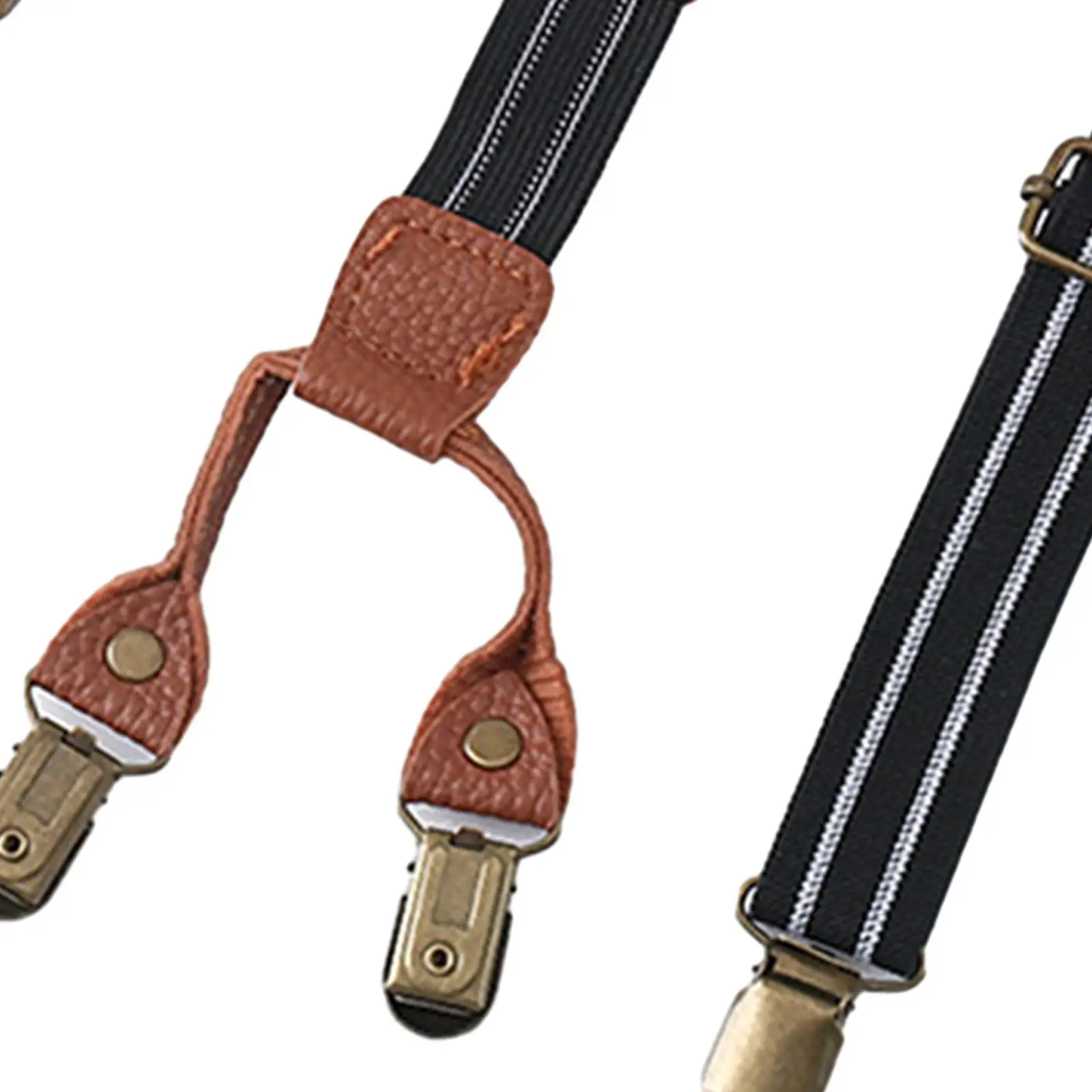 حمالات أطفال بنمط مخطط على شكل حرف Y من الخلف لزي عيد الميلاد والهالوين #5