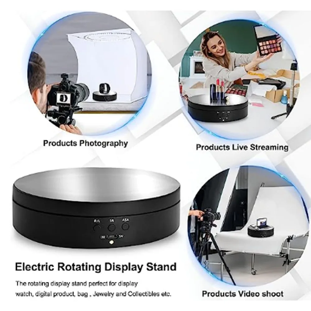 360 Degree Rotation Rotating Display Stand Controller Replacement Cover Electric Display Turntable Motorized