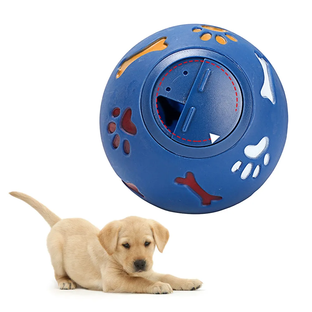 Balles d'enrichissement pour chiens, jouets à mâcher qui libèrent de la nourriture