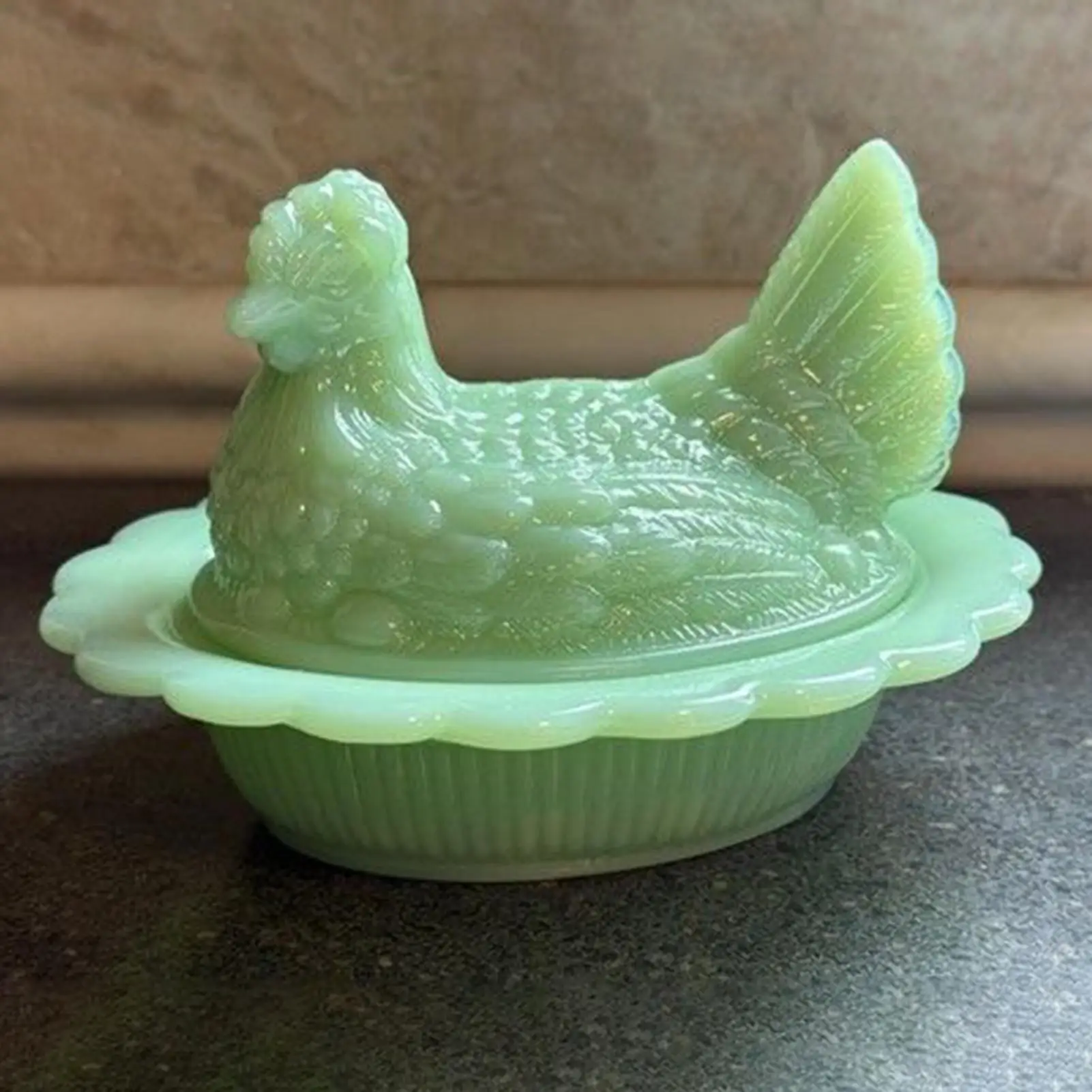 Cute Salt Cellar Hen Jar With Lid Salt Jar For Kitchen Dining Cooking Baking Home Table Counter Pepper Sugar Storage Decoration