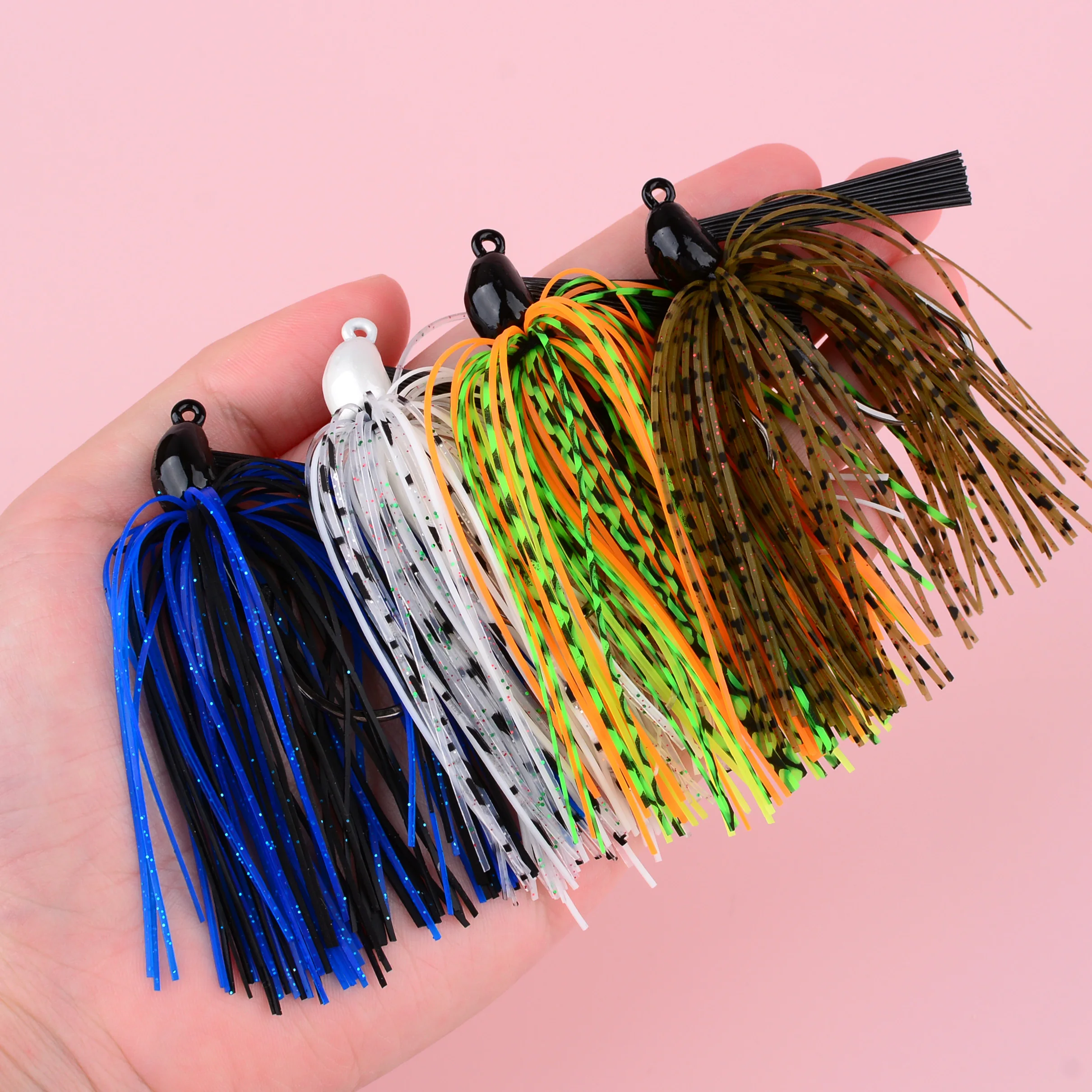 Jig finesse anti-enredos con falda para lubina y pesca de agua dulce - imagen 2