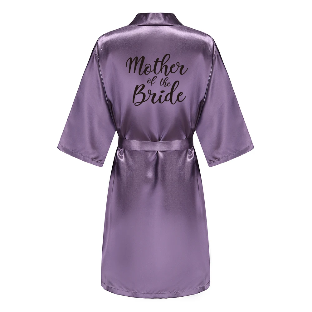 Team Bride Kimono Satin Women Bathrobe Wedding Sister Mother of the Bride Groom Bridesmaid Robes