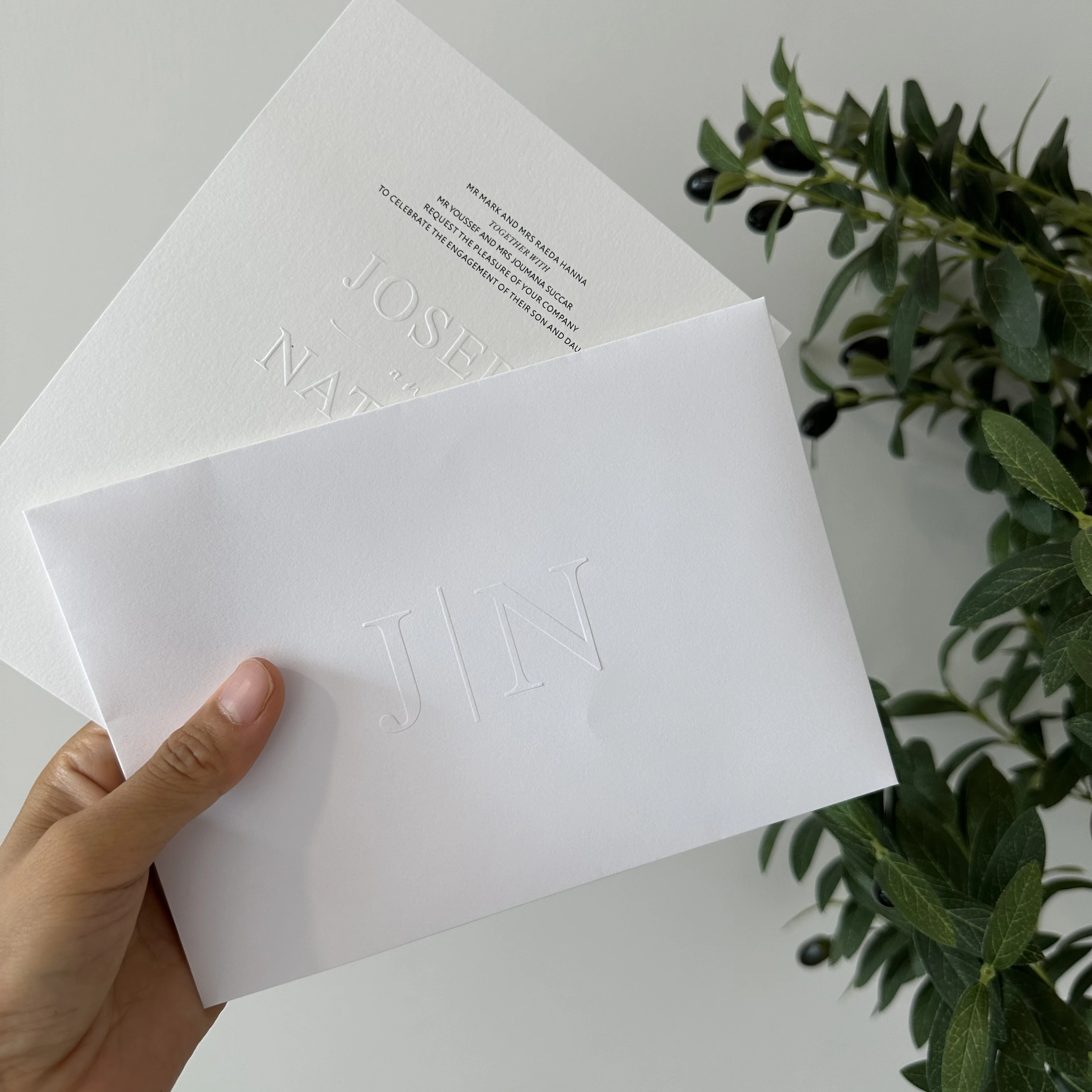 10/30 Extremely Thick600gsm Cotton Paper Invitation cardsEmbossing Cards and EmbossingEnvelopes Double sided custom