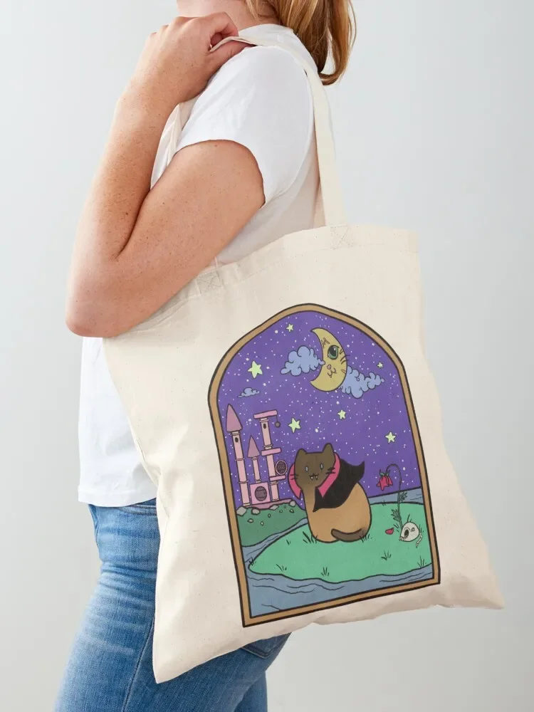 Vampire Siamese Tote Bag Reusable bags sac pour femme custom canvas bag