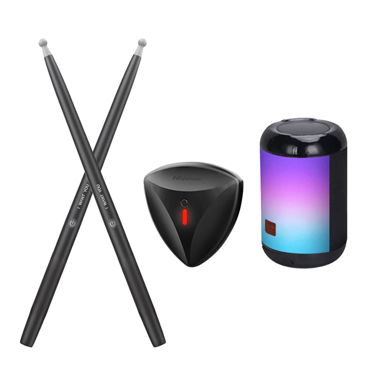 

OURC-Portable Electronic Air Drum Somatosensory Drum for Kids Beginner-B