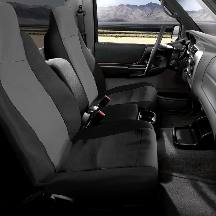 أغطية المقاعد الأمامية المخصصة لـ 19982003 Ranger Pickup 60 40 مقاعد خلفية عالية متينة وسهلة التركيب مناسبة عالمية بدون C