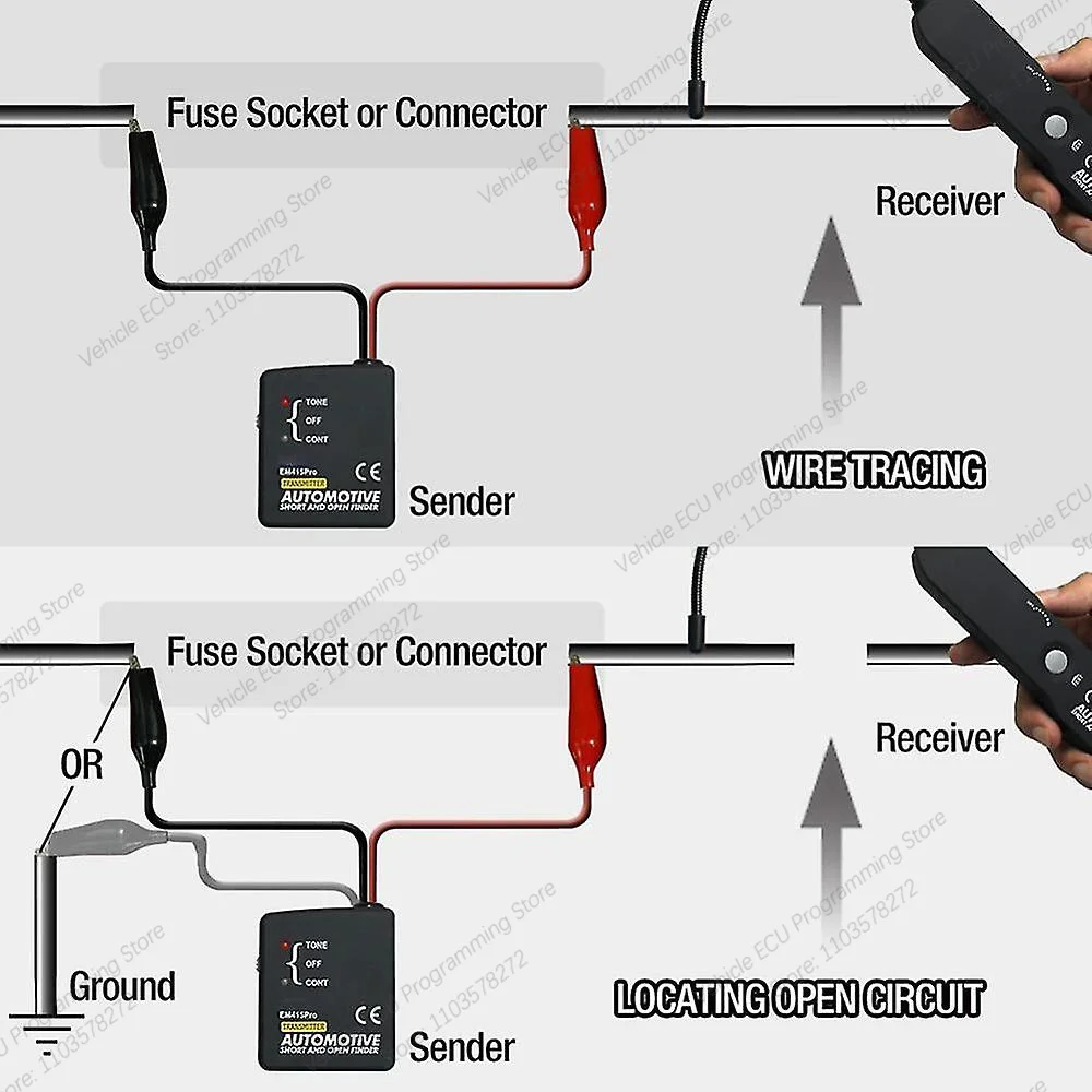 EM415 Automotive Breakout Tester Circuit Quickly Easily Find Short Open Connections Broken Connections Leakage Tracking Wires