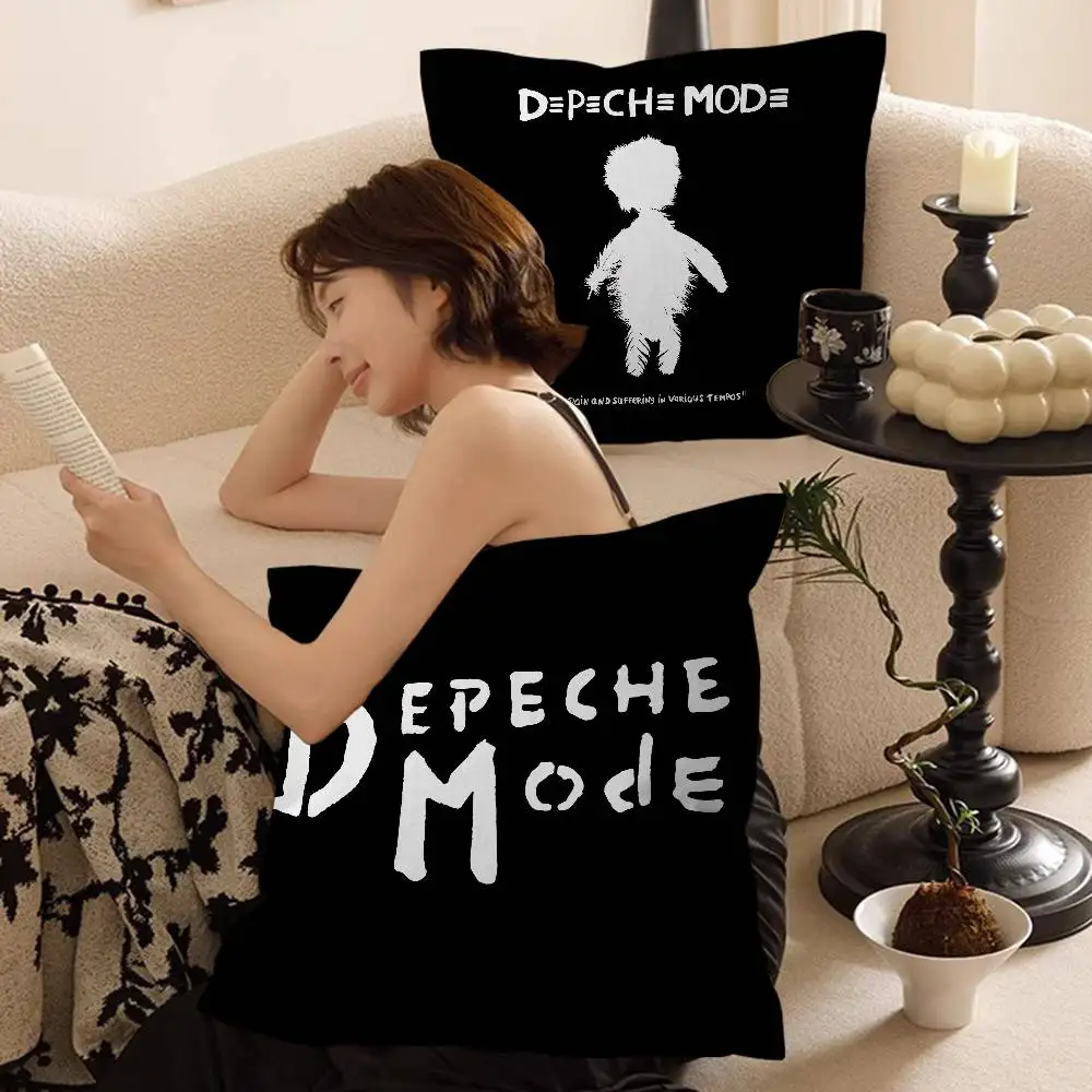 D-depeches Modes Personalized Pillow Dust Cover Bedroom Kids Party Decoration Pillowcase Birthday Children Gift