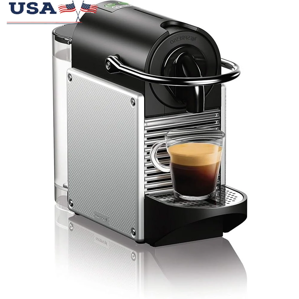 Ultra Compact Espresso Machine with 19 Bar Pump Programmable One Touch Control Energy Saving Fast Heating Compatible with