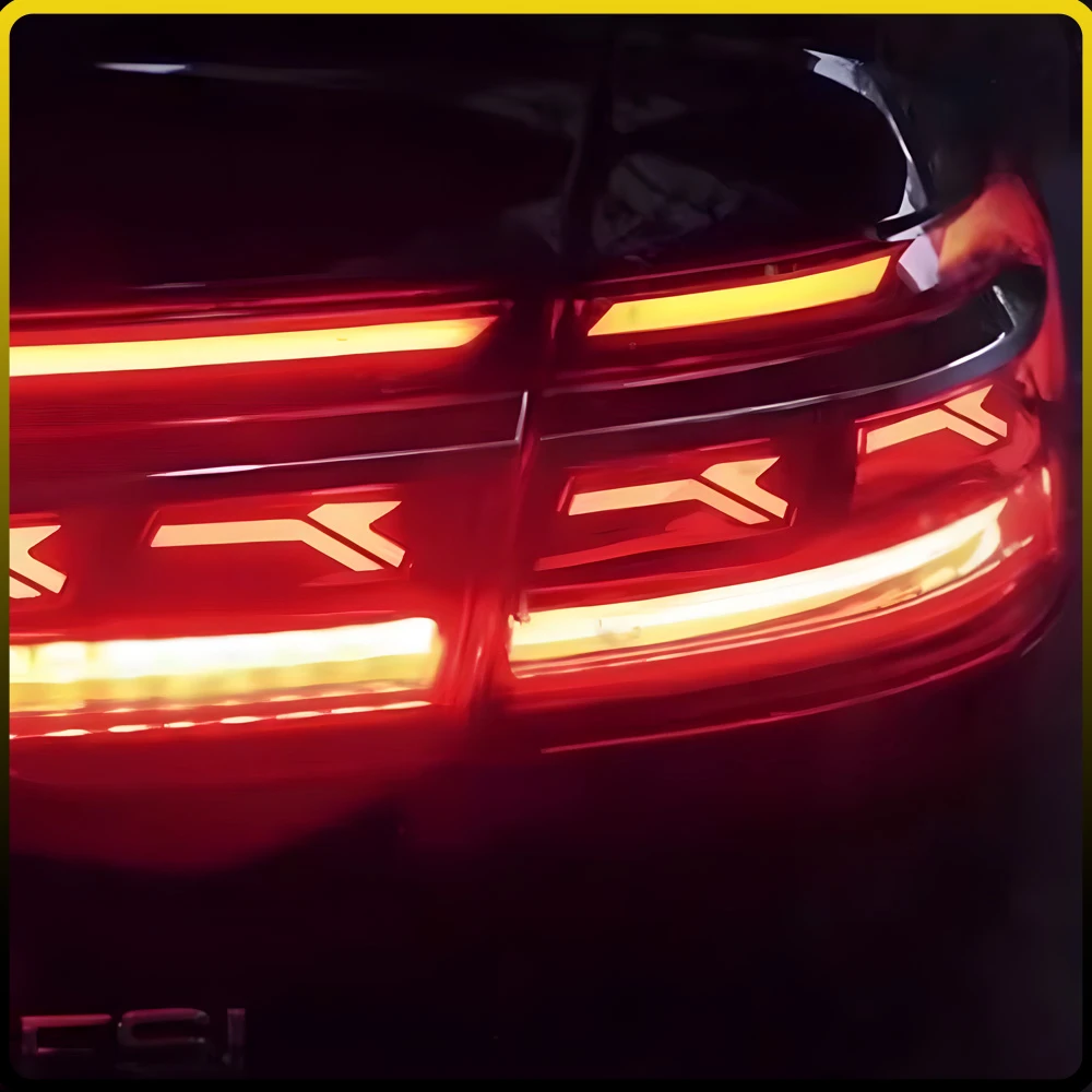 For Audi A8L 2018-2022 Auto Back Lamps Assembly Upgrade Horch Style LED Taillights Car Plug and Play Accessories