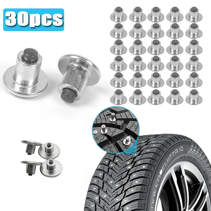 Motorcycle Bike Car Universal Snowing Spikes Tire Cleats Shoe Soles Snow Nails Winter Snow Anti-Slip Stud Automotive Accessories