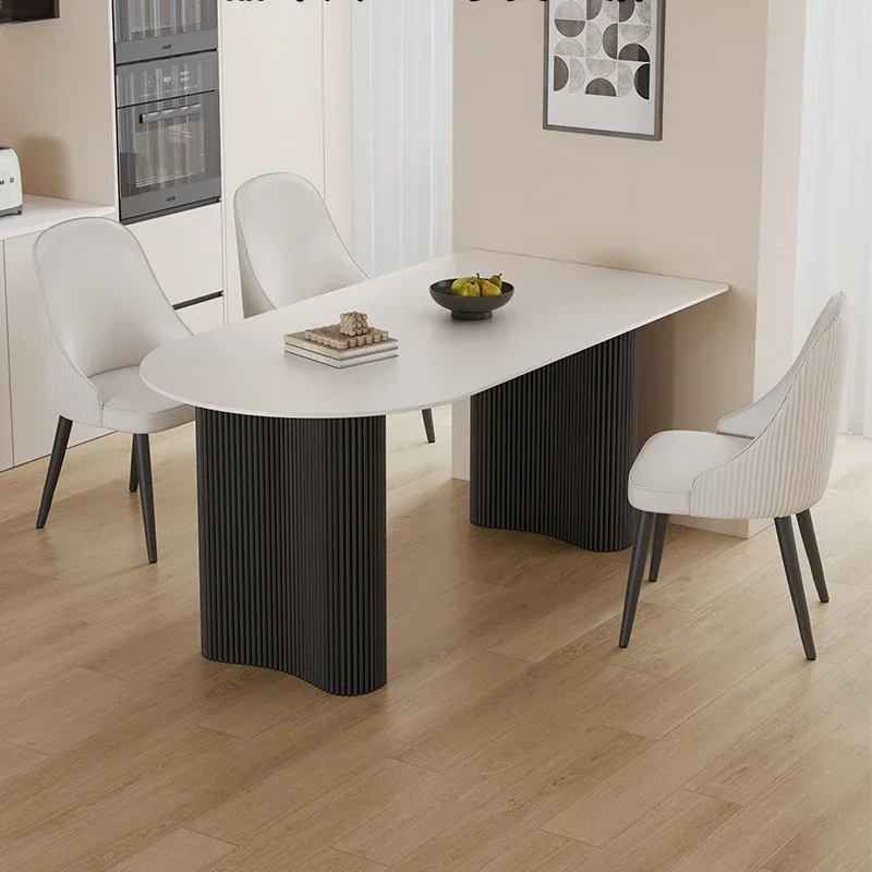 Floor Modern Dining Table Kitchen Nordic Style Space Center Dining Table Living Room Italian Mesas De Comedor Home Furniture