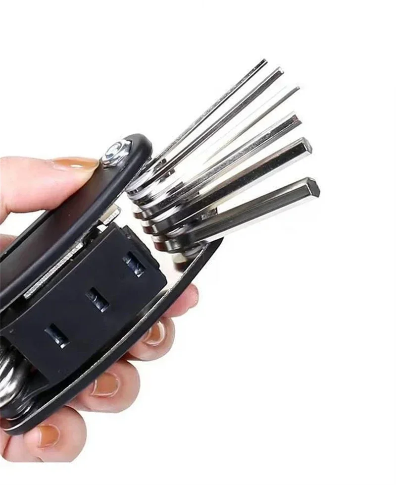 16-in-1 Steckschlüsselsatz mit Rutschfestem Drehkopf aus Langlebigem Edelstahl für Haus- und Fahrrad-Autoreparaturen Einfaches & Universelles Werkzeug – Detail 11