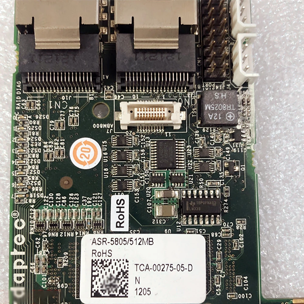 ASR-5805 512MB NF8560M2 NF8460M3 NF8420M2 TCA-00275-05-DN  SAS RAID Array Card Works Perfectly Fast Ship
