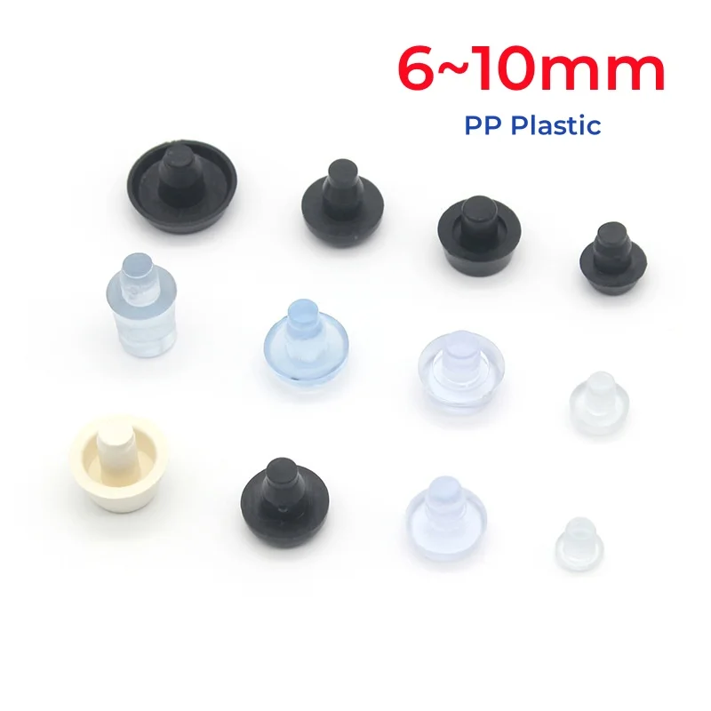 PP Plastic Embedded Furniture Table Chair Leg Feet Bottom Glide Slide Pad Floor Protector Table Foot Nail Buffer Slip Resistant