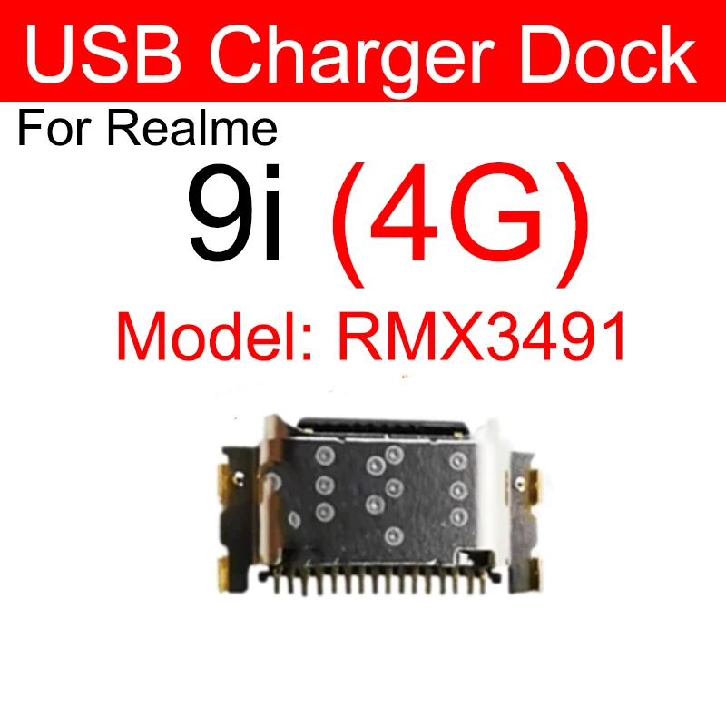 For Realme 7 8 9 Pro 7i 8i 9i 4G 5G USB Charging Port USB Charger Dock Connector Jack Replacement