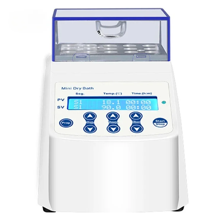 سخان محمول ماكينة صنع الجل 100 فولت-240 فولت الرقمية مقعد صغير أنبوب اختبار حمام جاف حاضنة كتلة لمختبر PPP رخيصة