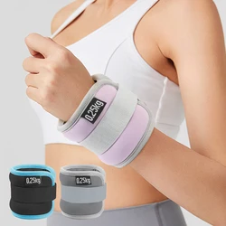 1PC Weighted Ankle Wrist Strap Ankle Weights Wrist Weights Iron Sand Filled Optimal Training Ideal Fitness Running