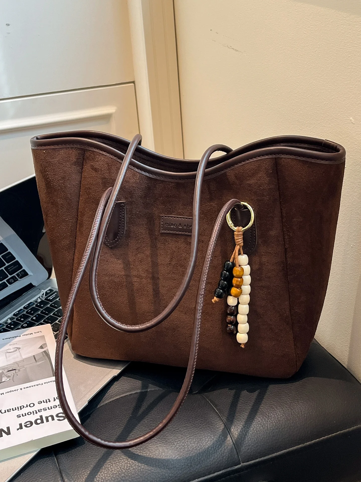 

Large Capaci Tote Bag Faionable Commute Handbag Frosted Leather Single oulder Bag Women's Bag Leopard Print Hobo Bag