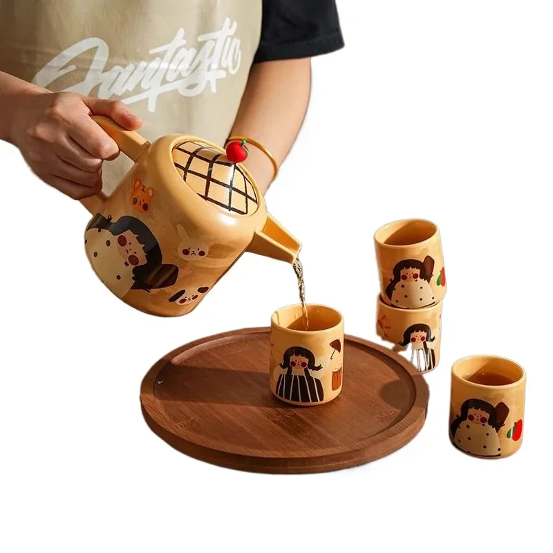 

New kettle tea set gift box newlywed housewarming Internet celebrity birthday gift for girls Christmas gift