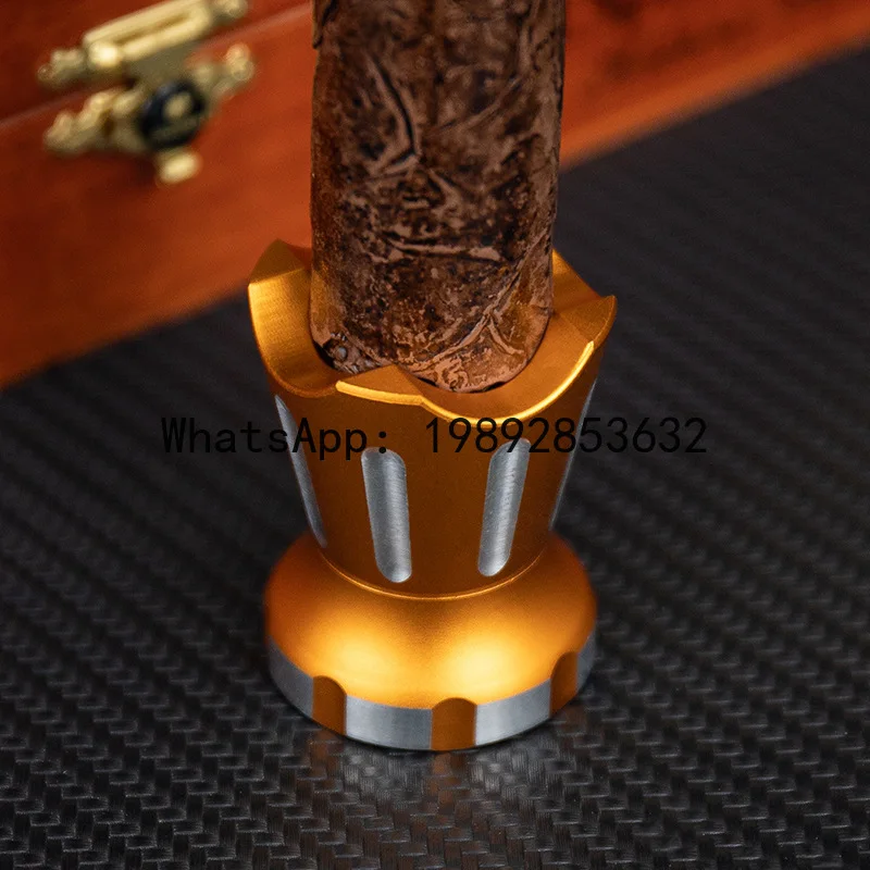 

X4-1 large diameter smoke slot aluminum alloy portable multi-function crown cigar holder hole opener