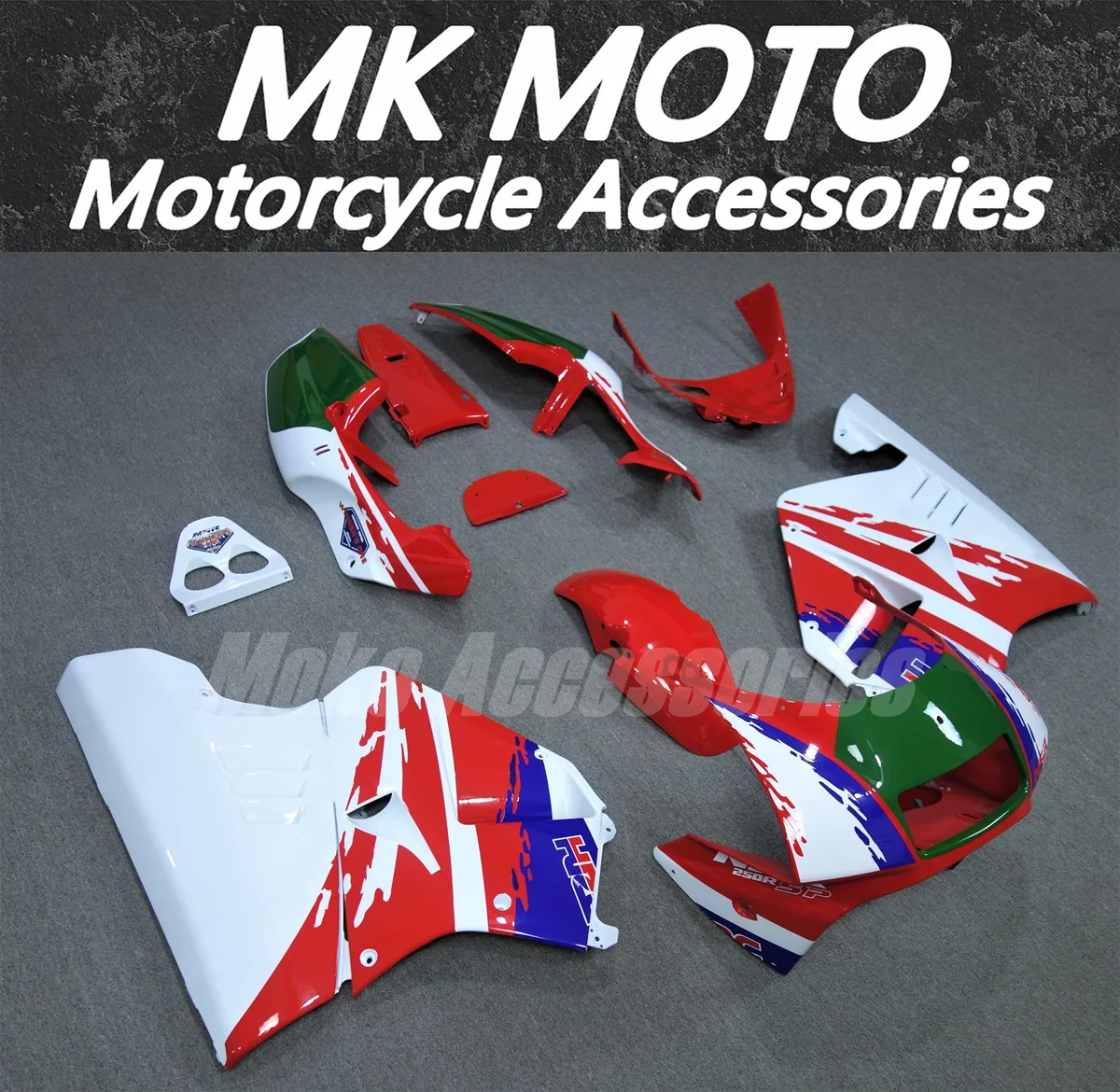 Motorcycle Fairings Kit Fit For NSR250 PGM3 P3 MC21 Bodywork Set High Quality Abs Injection White Red Green