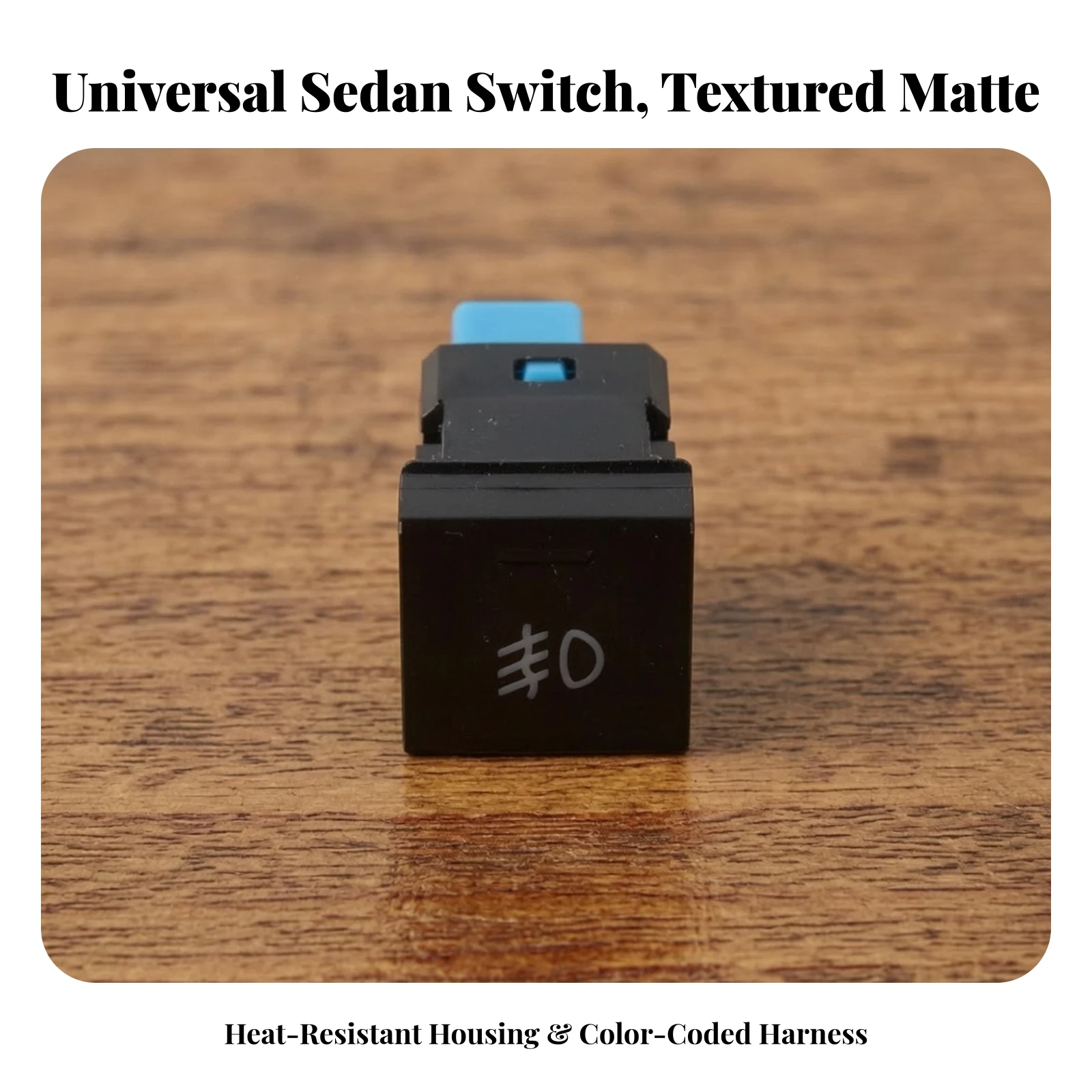 Fog Illumination Toggle with Wired Harness Reliable Fog Illumination Toggle with Connector Wire High-Strength Long-Lasting
