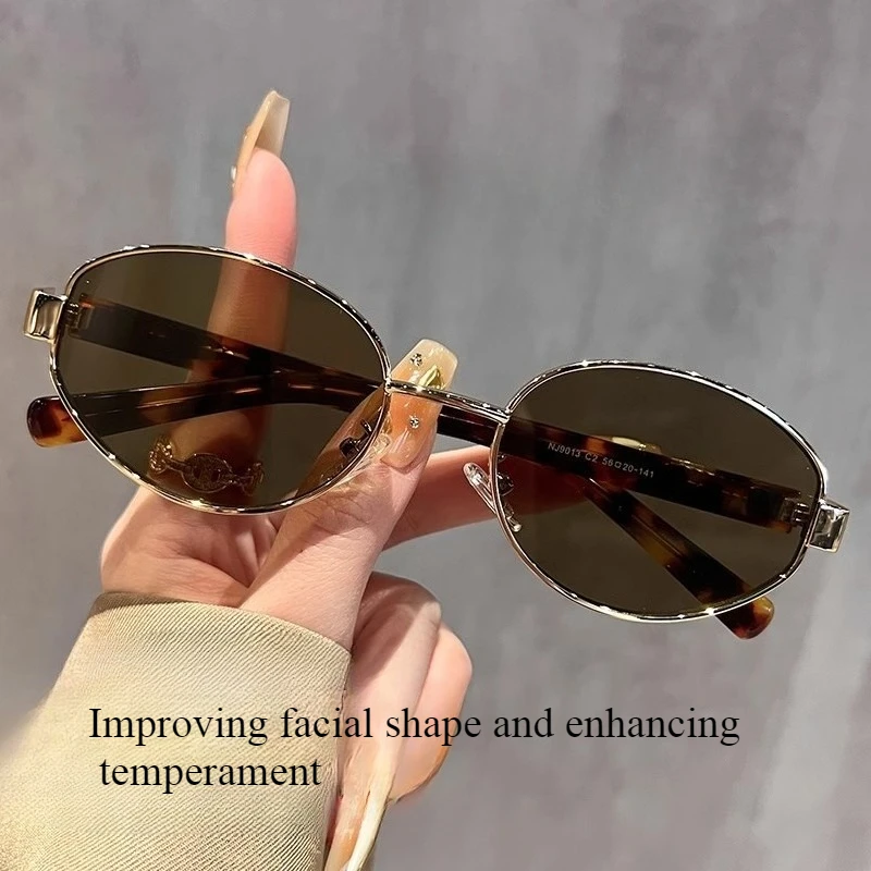 

Fashionable men's women's sunglasses vintage fashion high-end sun protection sunglasses for mountaineering tourism and beach use
