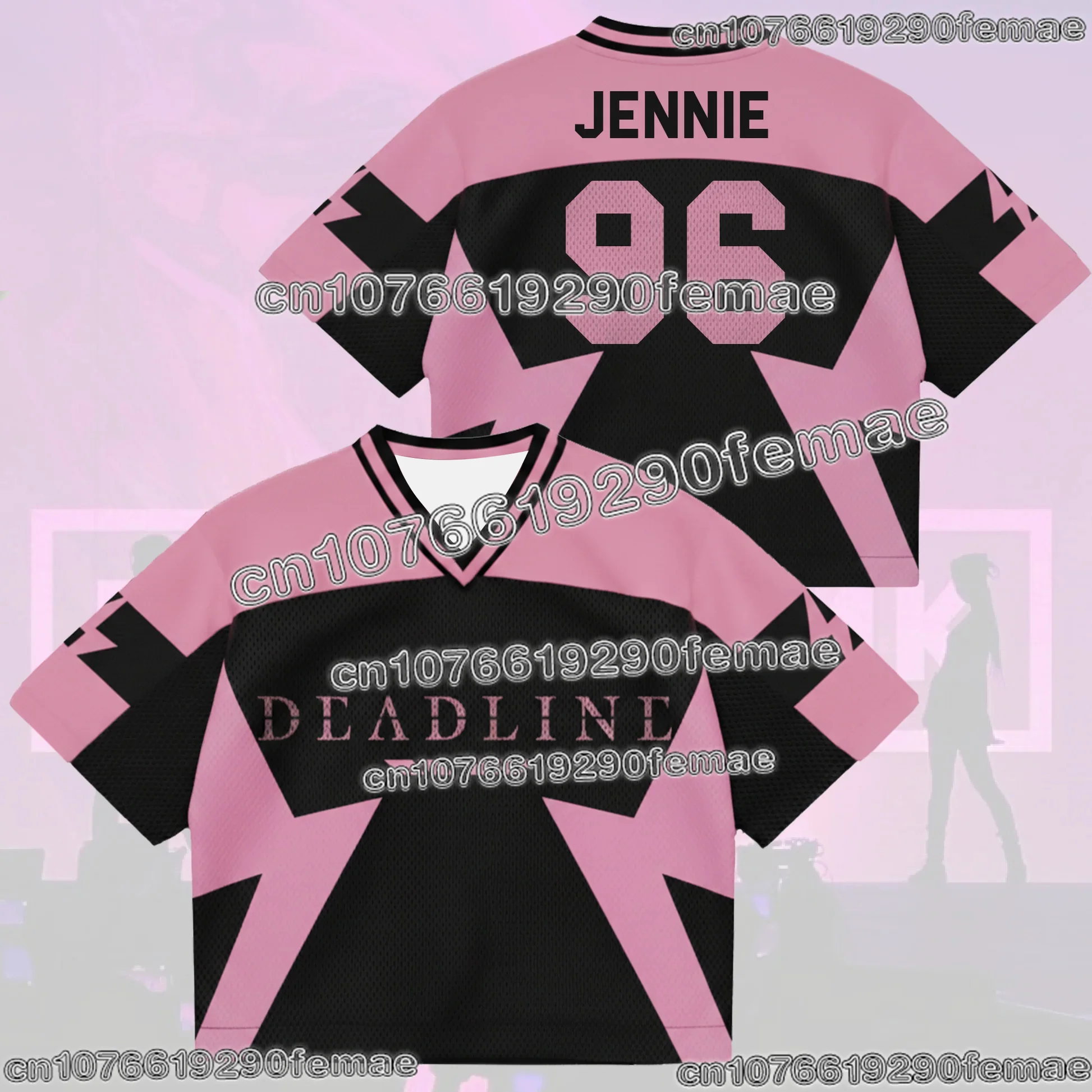 New BLACKPINK Supporter Jersey T Shirt 2026 Fan Graphic V Neck Tee Casual Streetwear Fashion Kids Adults Daily MOTO Top