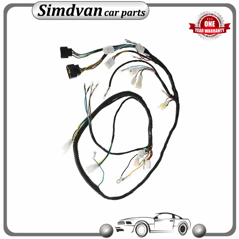 1PC Carbman Wire Harness Assy Fit for Yamaha Warrior 350 YFM350X 1997 1998 1999 2000 2001 3GD-82590-40-00 3GD825904000