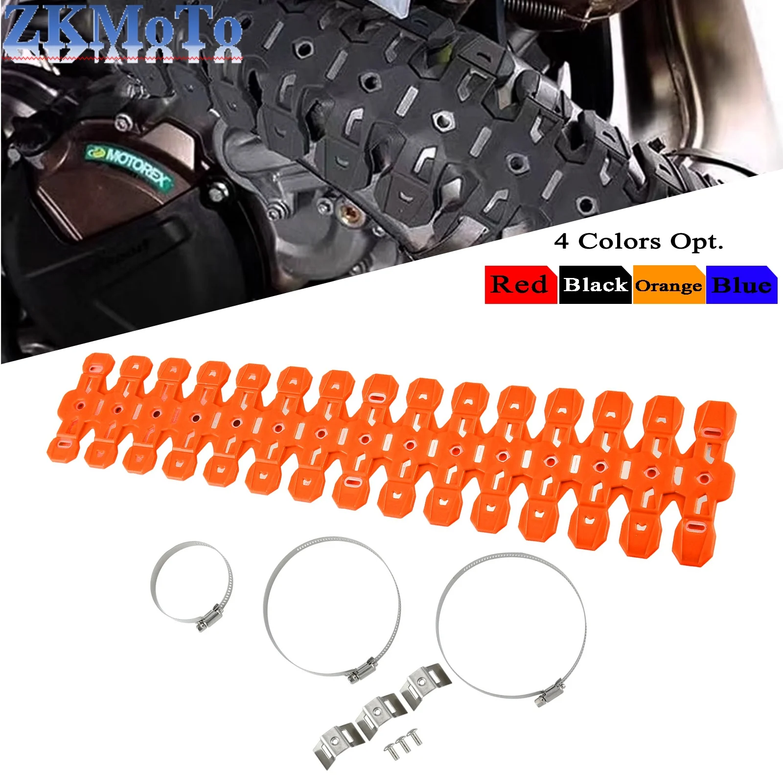 

60cm Exhaust Muffler Pipe Heat Shield Guard For Husqvarna TE 300 TE 300i TE 250 TX 300 2014-2023 For BETA X-TRAINER 300 250RR