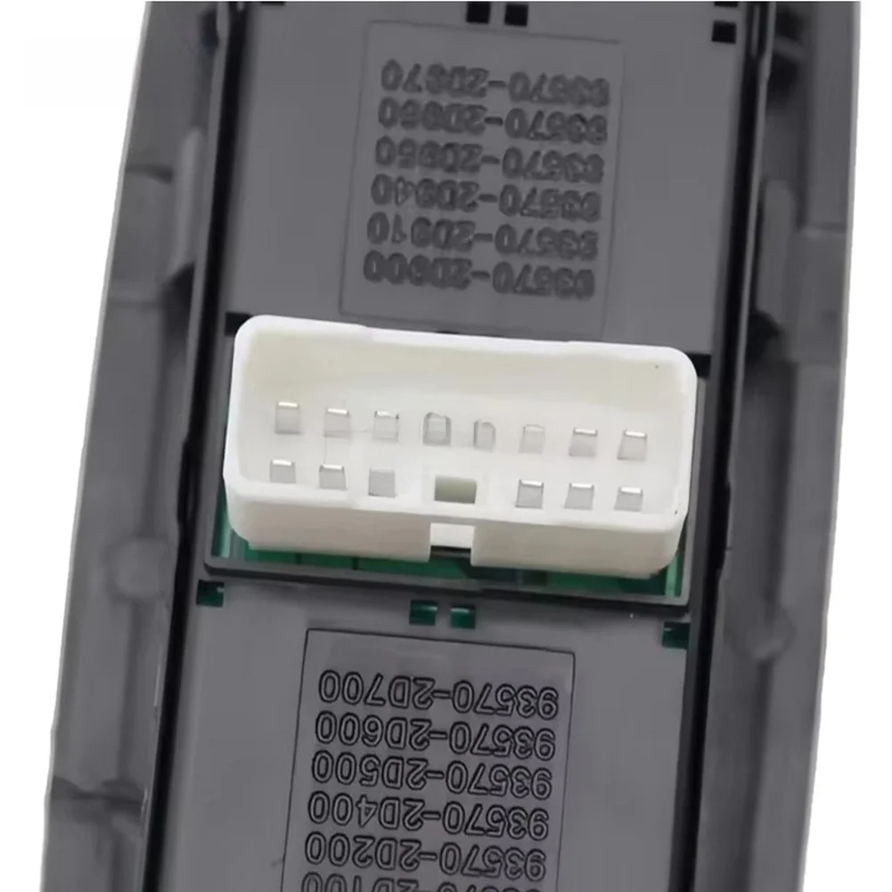 Replacement Window Switch Button for For HYUNDAI For Elantra 2001 2002 2003 2004 2005 2006 Matches 93570-2D300CA Specifications