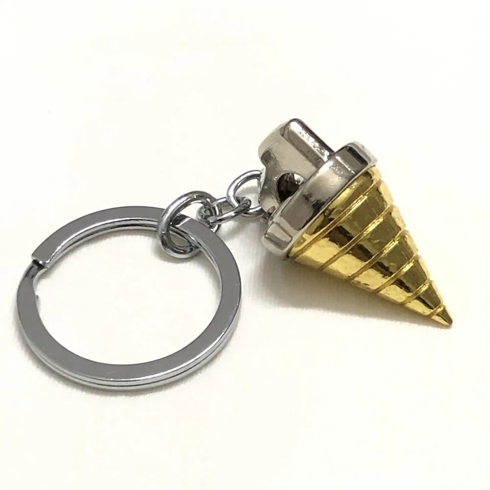 حلقة مفاتيح معدنية من Tengen Toppa ، مثقاب أساسي ، قلادة تأثيري ، اكسسوارات مجوهرات ، Tengentoba و Lagann Michael