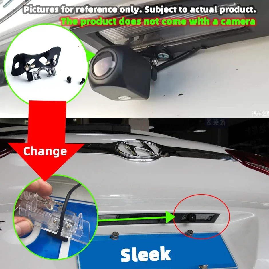 HD Rear View Camera Bracket License Plate Lights for Renault Fluence Espace Megane 3 Dacia Logan 2 Symbol Sedan Grand Scenic view 5