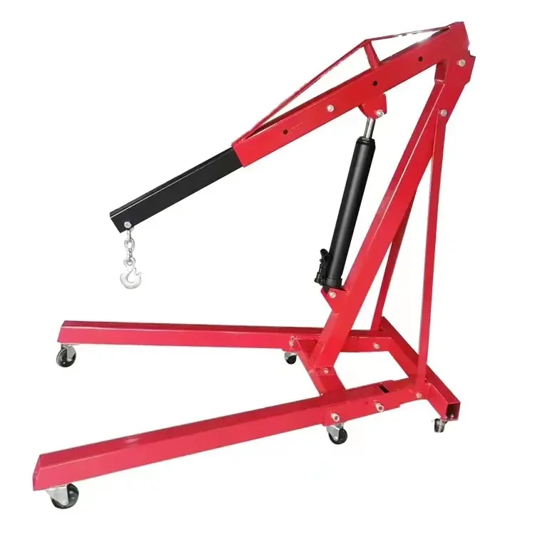 High quality low price engine lift small crane 2 tons 3 tons hydraulic hoisting workshop crane