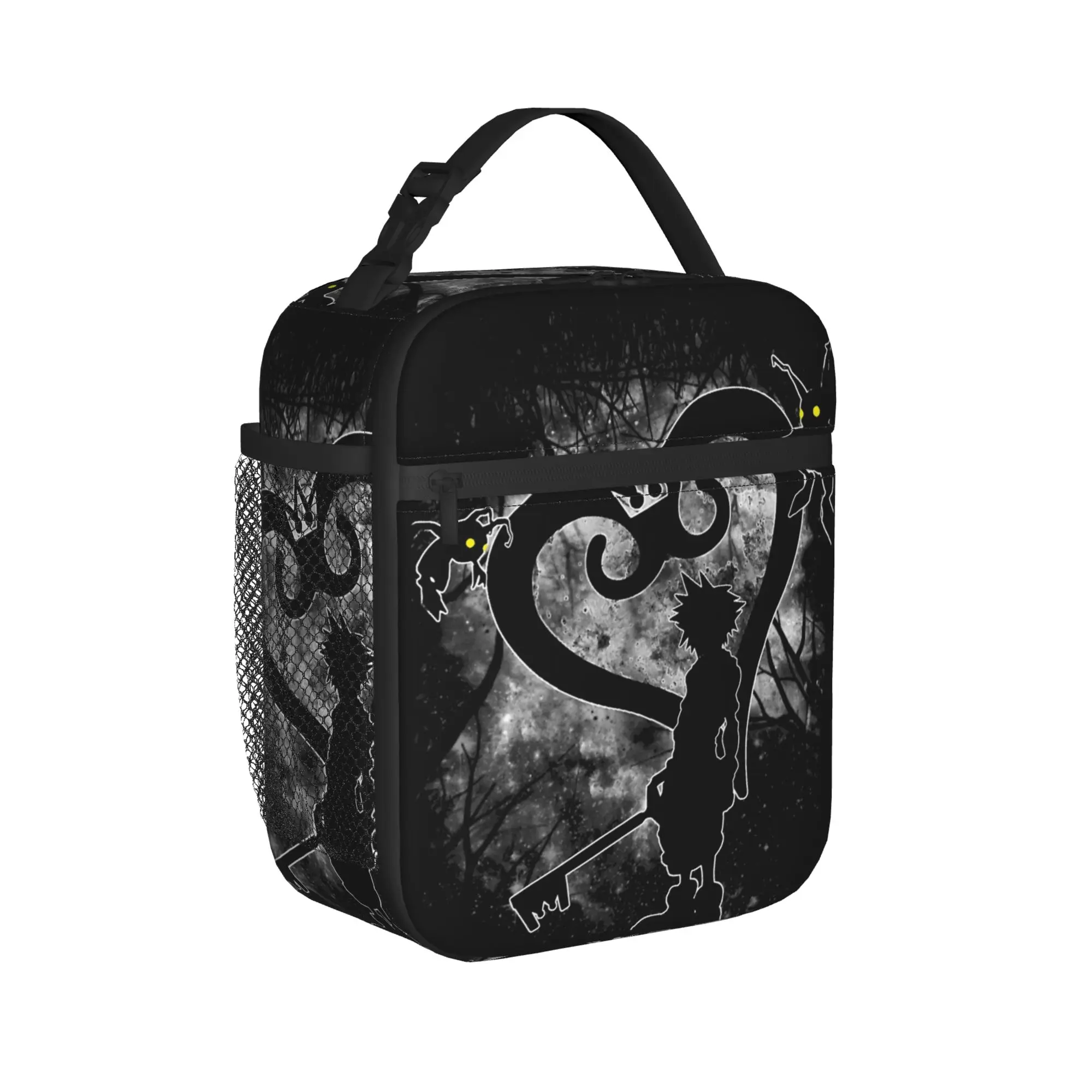 The keyblade Chosen One  Kingdom Hearts Thermal Insulated Lunch Bags for Picnic  Portable Food Bag Cooler Thermal Lunch Boxes