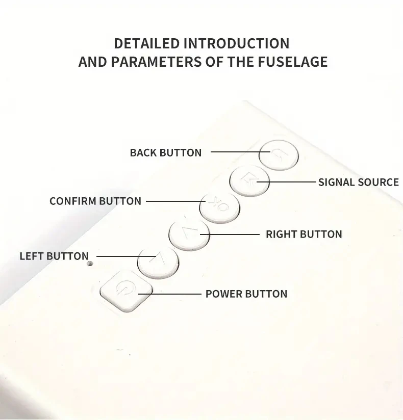 مكبر صوت مدمج YG300، يدعم 1080 بكسل عالي الوضوح، جهاز عرض LED منزلي صغير محمول للترفيه #5