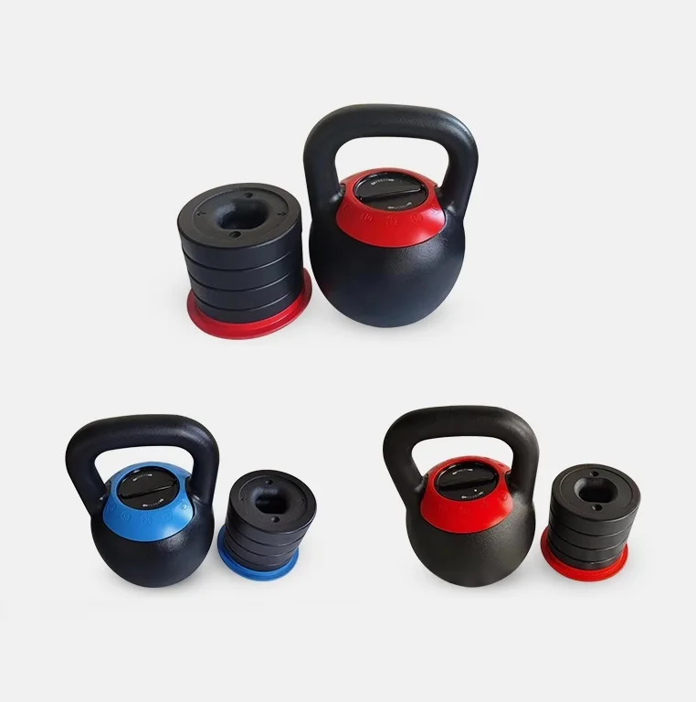 

Hot Sale 5 in 1 Adjustable Kettlebell Gym Equipment Cast Iron Fitness Weight Lifting Adjustable Kettlebell