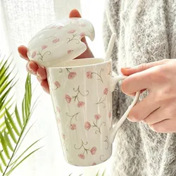 500ML. fine bone china coffe thermo cup, fashion designed, white porcelain cup, ceramic zakka moscow mule mugs, espresso cups