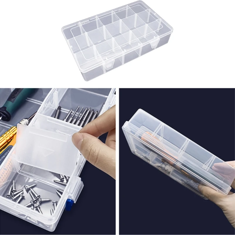 15/28/36 Grids Transparent Plastic  Box Storage  Display Collection