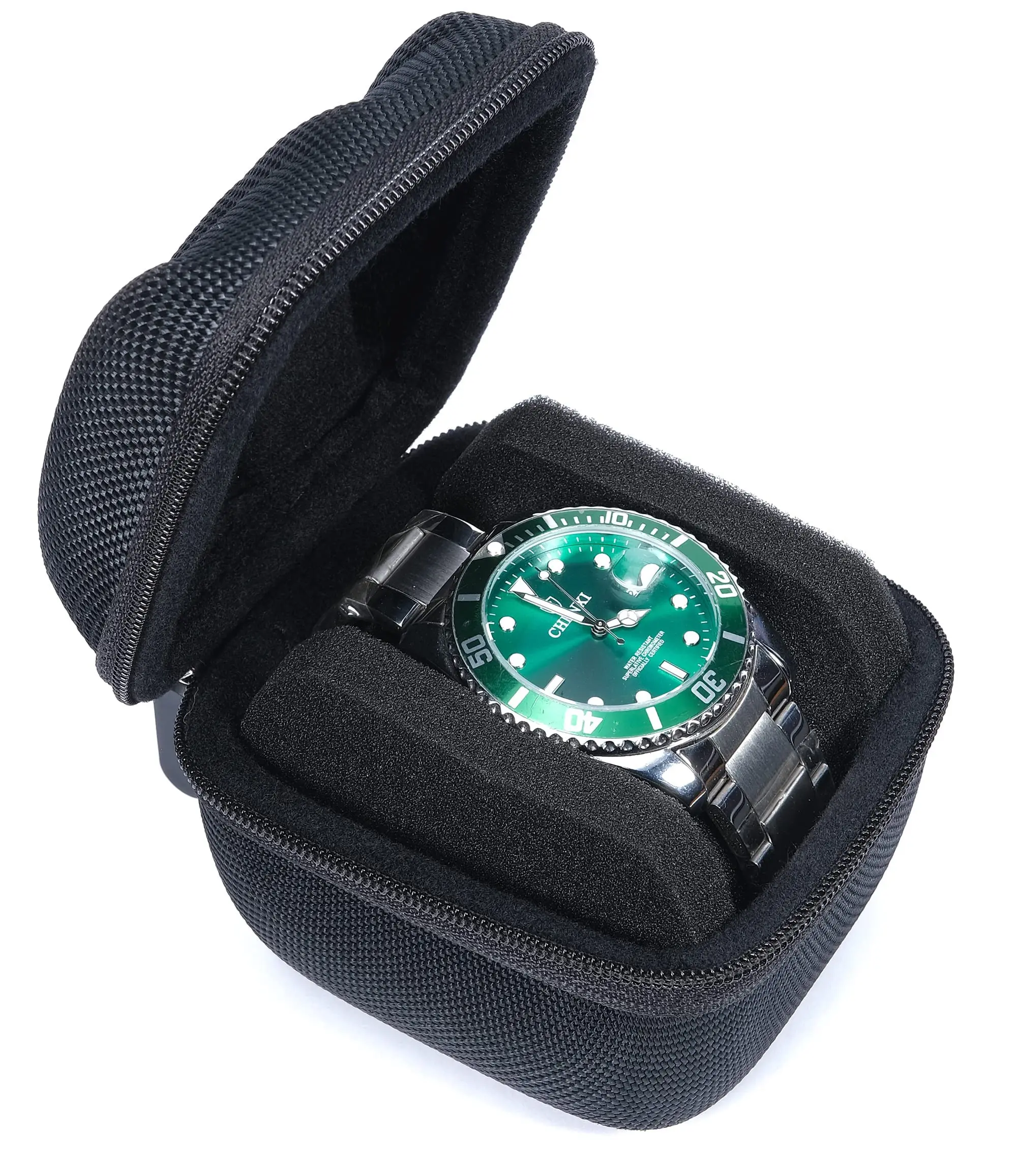 EVA Hard Shell Watch Travel Case Custom EVA Case Foam Padded Zipper Closure Protective Storage Box Eva Bags & Cases