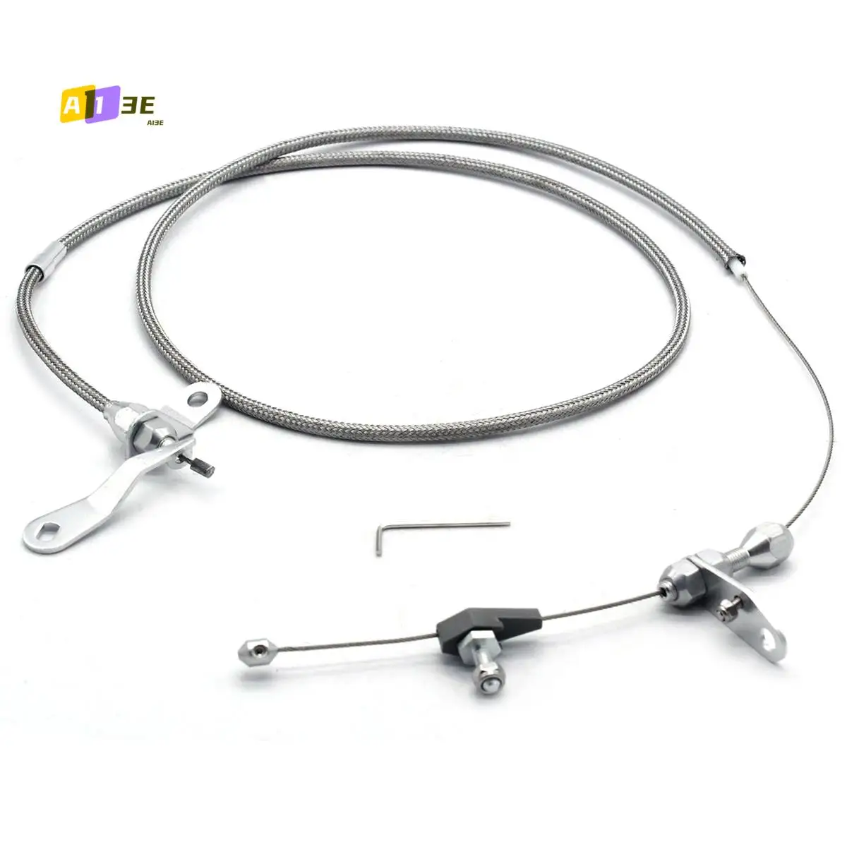 A03E-Car Gas Accelerator Cable Kick Down Cable Transmission Kickdown Trans C-4 Detent For Ford C4 Mustang F150 Ranchero