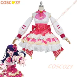 New Skin Ai Hoshino Cosplay Costume Anime Oshi No Ko Ai Hoshino Idol Stage Performance Exhibition Con Woman Cosplay Costume