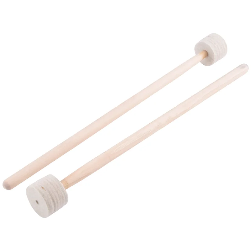 2-парный барабанный молоток, палочка из фетровой головки, палочка для литавры, большой барабанный молоток, молоток для литав для ударных инструментов