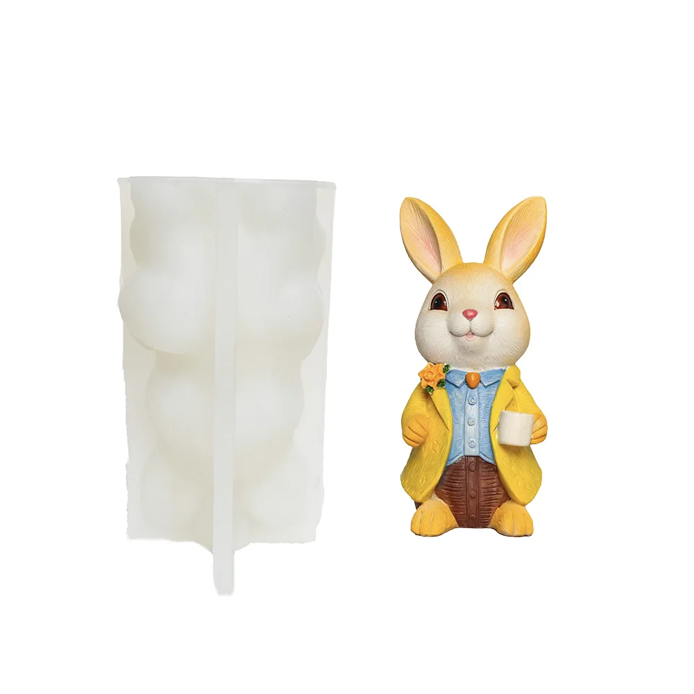 Bunny with Heart Cup Silicone Mold – Perfect for Cute and Whimsical Creations Description