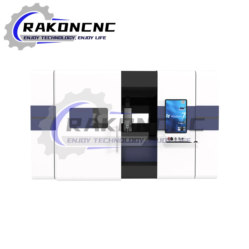 New Design Full Closed Cnc Laser Cutting Machine Fiber Laser Cutter Laser Cutting Machine for Stainless Processing